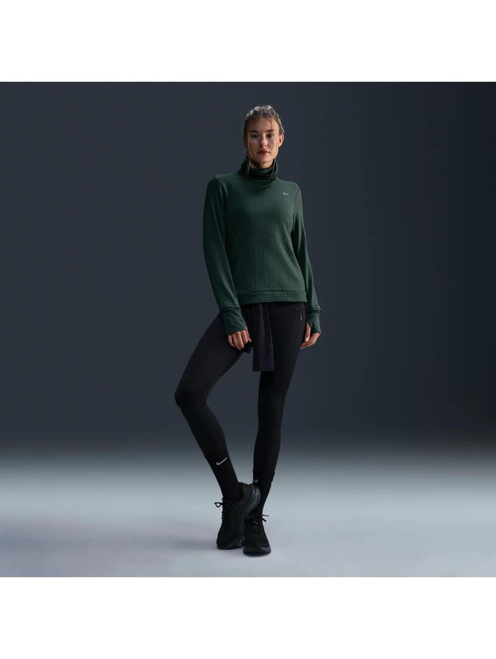 NWT New WOMEN'S NIKE THERMA-FIT SWIFT ELEMENT TURTLENECK - XL